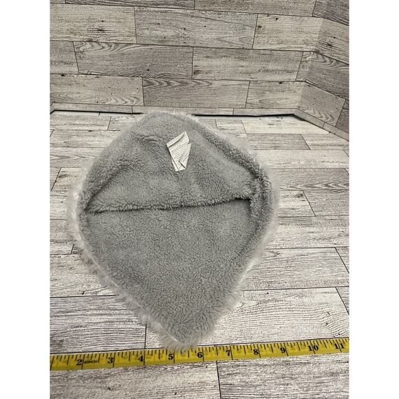 Little Beginnings White Baby Bear Lovey Security Blanket Swirl Minky Plush - Picture 3 of 7